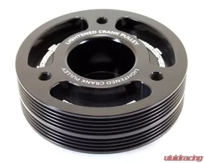 GrimmSpeed Black Lightweight Crank Pulley Subaru EJ Engines - 095015BK