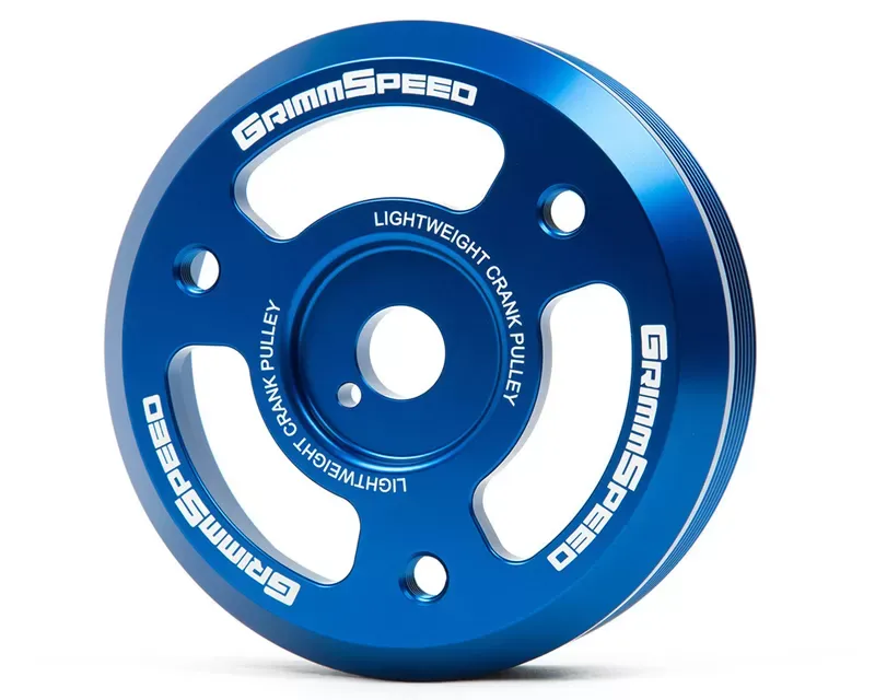 GrimmSpeed Blue Lightweight Crank Pulley Toyota GT-86 13-22 - 095022