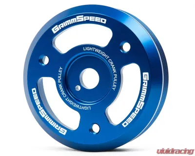 GrimmSpeed Blue Lightweight Crank Pulley Subaru WRX 15-16 - 095022