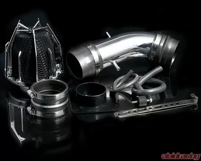 Weapon-R Dragon Intake System for Nissan Altima 2.5L 2002-2006, Aluminum, Black - 804-120-101