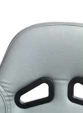 Cipher Auto Gray Synthetic Leather Racing Seats - Pair                                     - CPA1001PGY - Image 6