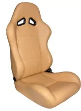 Cipher Auto Synthetic Leather Universal Racing Seats Maple Tan                                     - CPA1001PMT - Image 4