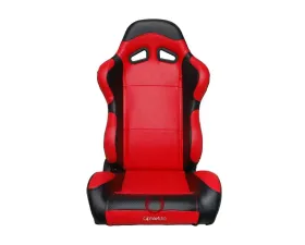 Cipher Auto Black|Red Full Carbon Fiber Racing Seats - Pair