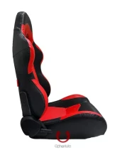 Cipher Auto Black|Red Full Carbon Fiber Racing Seats - Pair                                     - CPA1003CFBKRD - Image 4