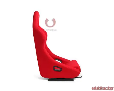 Cipher Auto Red Cloth Full Bucket Non Reclineable Racing Seats - Single - CPA1005FRD(SINGLE)