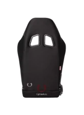 Cipher Auto Wide Version|Black Premium Cloth w/ Carbon Fabric Patch Racing Seats - Pair                                     - CPA1007FBKWV - Image 5