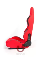 Cipher Auto Red Cloth Racing Seats - Pair                                     - CPA1007FRD - Image 2