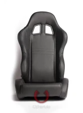 Cipher Auto Black Synthetic Leather Racing Seats - Pair                                     - CPA1007PBK - Image 8