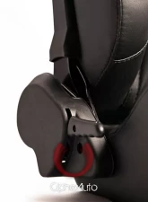 Cipher Auto Black Synthetic Leather Racing Seats - Pair                                     - CPA1007PBK - Image 4
