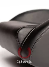 Cipher Auto Black Synthetic Leather Racing Seats - Pair                                     - CPA1007PBK - Image 5