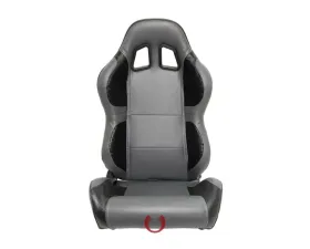 Cipher Auto Black|Grey Carbon Fiber Racing Seats - Pair