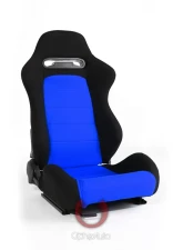 Cipher Auto Black|Blue Cloth Racing Seats - Pair                                     - CPA1013FBKBU - Image 7
