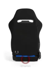 Cipher Auto Black|Blue Cloth Racing Seats - Pair                                     - CPA1013FBKBU - Image 3