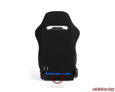Cipher Auto Black|Blue Cloth Racing Seats - Pair - CPA1013FBKBU