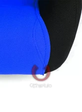 Cipher Auto Black|Blue Cloth Racing Seats - Pair                                     - CPA1013FBKBU - Image 5