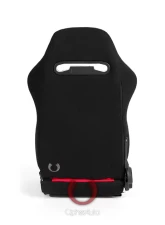 Cipher Auto Black|Red Cloth Racing Seats - Pair                                     - CPA1013FBKRD - Image 3