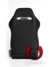 Cipher Auto Black Cloth Racing Seats - Pair                                     - CPA1013FBK - Image 3