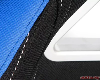 Cipher Auto Blue|Black Cloth Racing Seats - Pair - CPA1018FBUBK