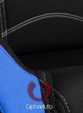 Cipher Auto Blue|Black Cloth Racing Seats - Pair                                     - CPA1018FBUBK - Image 6