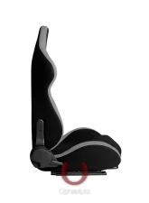 Cipher Auto Gray|Black Cloth Racing Seats - Pair                                     - CPA1018FGYBK - Image 2