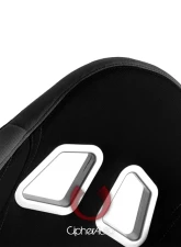 Cipher Auto Gray|Black Cloth Racing Seats - Pair                                     - CPA1018FGYBK - Image 4