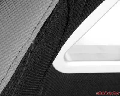 Cipher Auto Gray|Black Cloth Racing Seats - Pair - CPA1018FGYBK