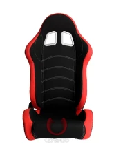 Cipher Auto Red|Black Cloth Racing Seats - Pair                                     - CPA1018FRDBK - Image 7