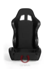 Cipher Auto Black Cloth Racing Seats - Pair                                     - CPA1025FBK - Image 8