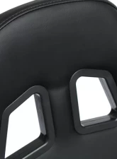 Cipher Auto Black Leatherette Racing Seats - Pair                                     - CPA1025PBK - Image 5