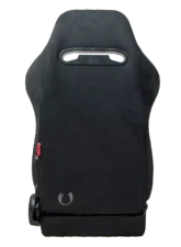 Cipher Auto Black Microsuede And Red Accents w/ PU Leather Inserts Racing Seats - Pair                                     - CPA1075CFSDBK-R - Image 4