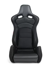 Cipher Auto Black Cloth|PU Leather Carbon Fiber PU VP-8 Racing Seats - Pair                                     - CPA2003CFBK - Image 8