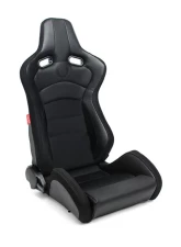 Cipher Auto Black Cloth|PU Leather Carbon Fiber PU VP-8 Racing Seats - Pair                                     - CPA2003CFBK - Image 2