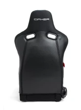 Cipher Auto Black Cloth|PU Leather Carbon Fiber PU VP-8 Racing Seats - Pair                                     - CPA2003CFBK - Image 4