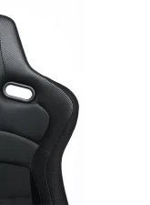 Cipher Auto Black Cloth|PU Leather Carbon Fiber PU VP-8 Racing Seats - Pair                                     - CPA2003CFBK - Image 5