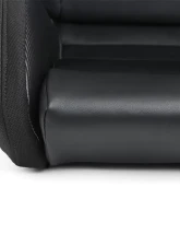 Cipher Auto Black Cloth|PU Leather Carbon Fiber PU VP-8 Racing Seats - Pair                                     - CPA2003CFBK - Image 6
