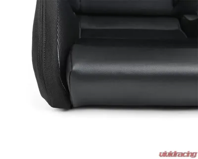 Cipher Auto Black Cloth|PU Leather Carbon Fiber PU VP-8 Racing Seats - Pair - CPA2003CFBK