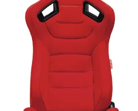 Cipher Auto Red Suede|Fabric Carbon Fiber PU AR-9 Revo Racing Seats - Pair