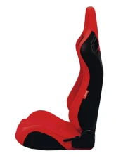 Cipher Auto Red Suede|Fabric Carbon Fiber PU AR-9 Revo Racing Seats - Pair                                     - CPA2009CFSDRD - Image 3
