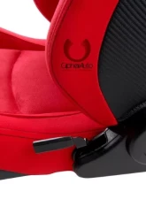 Cipher Auto Red Suede|Fabric Carbon Fiber PU AR-9 Revo Racing Seats - Pair                                     - CPA2009CFSDRD - Image 5