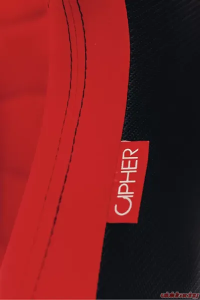 Cipher Auto Red Suede|Fabric Carbon Fiber PU AR-9 Revo Racing Seats - Pair - CPA2009CFSDRD