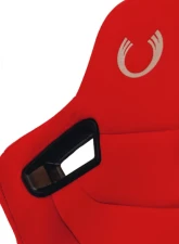 Cipher Auto Red Suede|Fabric Carbon Fiber PU AR-9 Revo Racing Seats - Pair                                     - CPA2009CFSDRD - Image 7