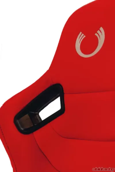 Cipher Auto Red Suede|Fabric Carbon Fiber PU AR-9 Revo Racing Seats - Pair - CPA2009CFSDRD