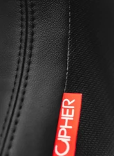 Cipher Auto Black Leather Carbon Fiber Racing Seats - Pair                                     - CPA2009PCFBK - Image 6