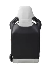 Cipher Auto Racing Seats Leatherette Carbon Fiber Eggshell White                                     - CPA2009PCFWH-BK - Image 4