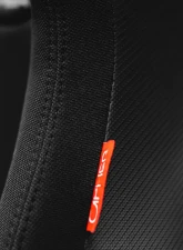 Cipher Auto Black Cloth Carbon Fiber with Black Stitching Pair Racing Seats                                     - CPA2009RS-FBK - Image 6