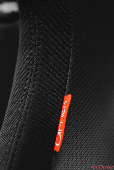 Cipher Auto Black Cloth Carbon Fiber with Black Stitching Pair Racing Seats - CPA2009RS-FBK