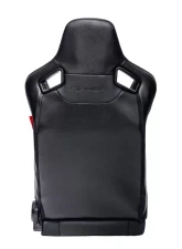 Cipher Auto AR-9 Revo Racing Seats Black Leatherette Carbon Fiber with Blue Diamond Stitching                                     - CPA2009RS-PCFBK-BUDS - Image 4
