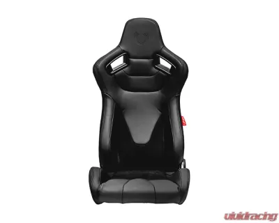 Cipher Auto Black Suede|Leather Carbon Fiber PU AR-9 Revo Racing Seats - Pair - CPA2009RS-PSDBK