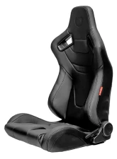 Cipher Auto Black Suede|Leather Carbon Fiber PU AR-9 Revo Racing Seats - Pair                                     - CPA2009RS-PSDBK - Image 2