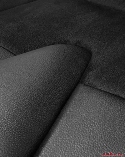 Cipher Auto Black Suede|Leather Carbon Fiber PU AR-9 Revo Racing Seats - Pair - CPA2009RS-PSDBK